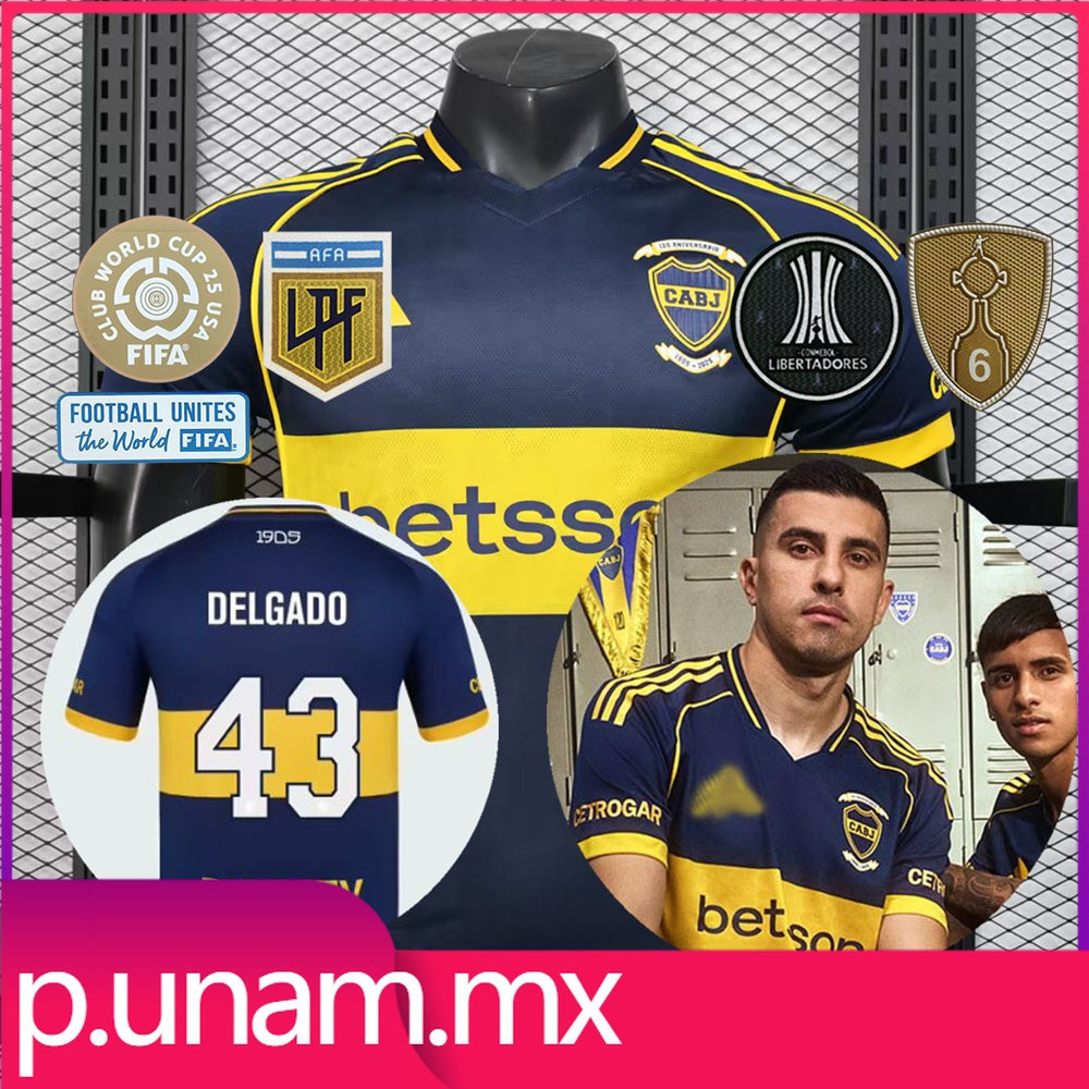 2025-26 Jersey Boca Juniors Jersey 120TH Commemorative Edition Player Version Jersey