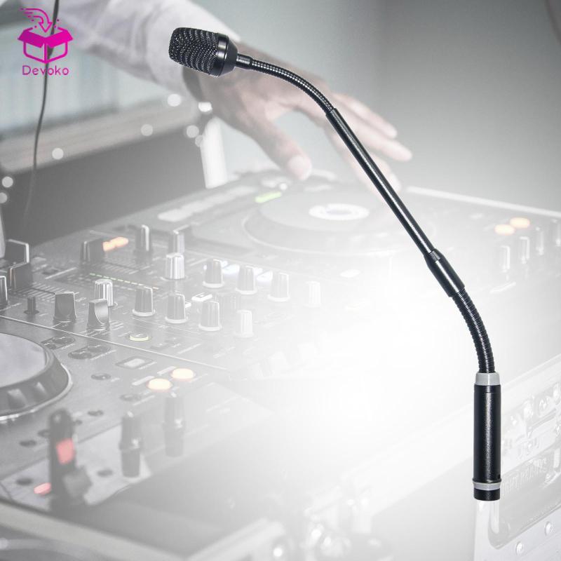 [chiwanji2mf] ไมโครโฟนคอห่านพร้อม XLR ไมโครโฟนไดนามิกระดับมืออาชีพ DJ Mic สําหรับ KTV Bar