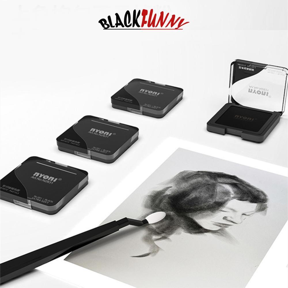 BLACKFUNNY Professional Ultra Soft Artist Pastel Graphite และ Charcoal Drawing Color Sketching Powde