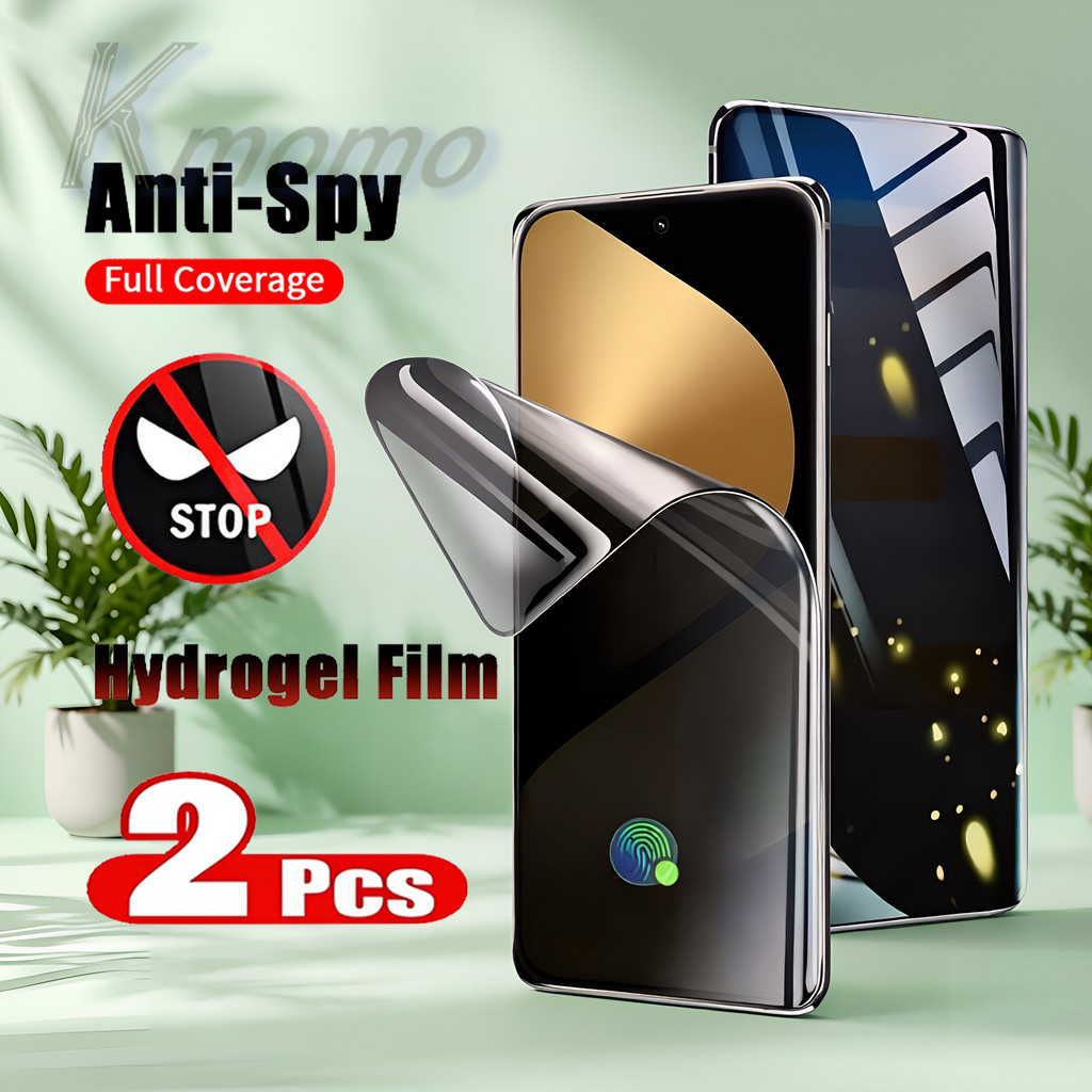 2 ชิ้น Soft Anti-spy ความเป็นส่วนตัว Hydrogel ป้องกันหน้าจอสําหรับ OPPO Reno 15F 5G 15 15C 14F 14 13