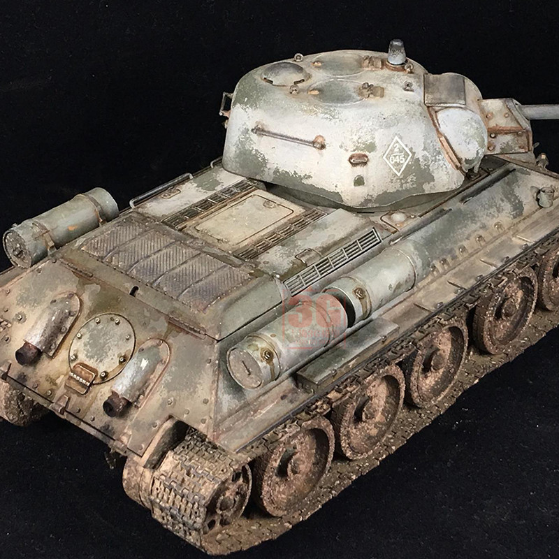 3G รุ่น Tamiya ประกอบถัง 35059 รัสเซีย T34-76 ถังขนาดกลาง 1/35