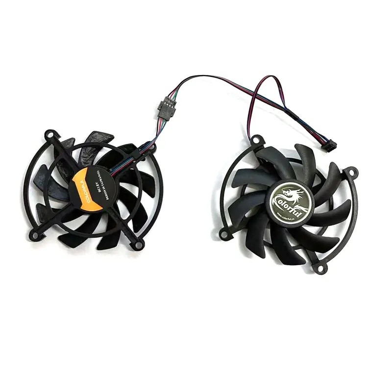 ใหม่ 85 มม.4PIN GTX1060 GPU พัดลมสําหรับสีสัน GTX1060 GeForce GTX1070 GAMING GTX 1060 1070 iGame S ว