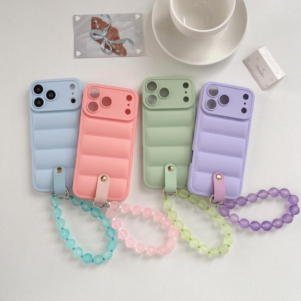 เคส samsung a07 สายคล้องโทรศัพท์ สร้อยข้อมือลูกปัด dopamine ผิวเหมาะสําหรับ Samsung A56 A55 A54 A53 A36 A35 A26 A25 A17 A16 A15 A07 A06 5G 4G เคสโทรศัพท์ที่สวยงามสําหรับจับคู่ฤดูร้อน
