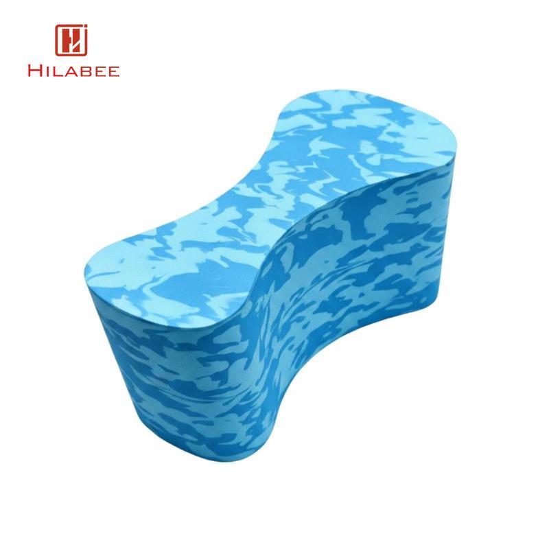 HILABEE Swimming Kickboard Contoured Edges Pool Kickboard ทรงโค้ง สีดําสีขาว