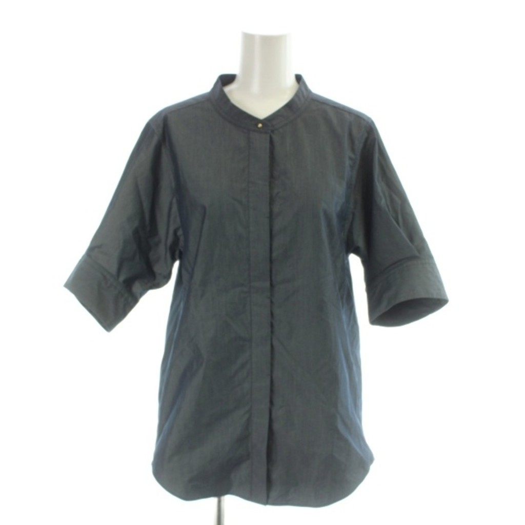 UNITED ARROWS green label relaxing Blouse Shirt gray Rose Direct from Japan Secondhand
