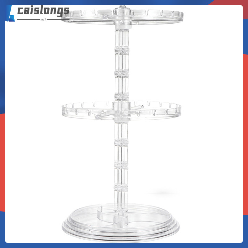โปร่งใส Ps เครื่องประดับ Organizer ขาตั้งหมุนต่างหูผู้ถือสร้อยคอสําหรับ Home และ Store caislongs