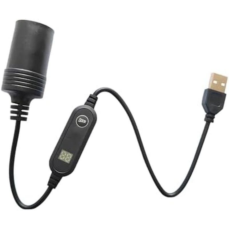 แบบพกพา USB ถึง 12V รถ Outlet Changer รองรับ 5V9V12V สําหรับอุปกรณ์อิเล็กทรอนิกส์จอแสดงผล USB Link