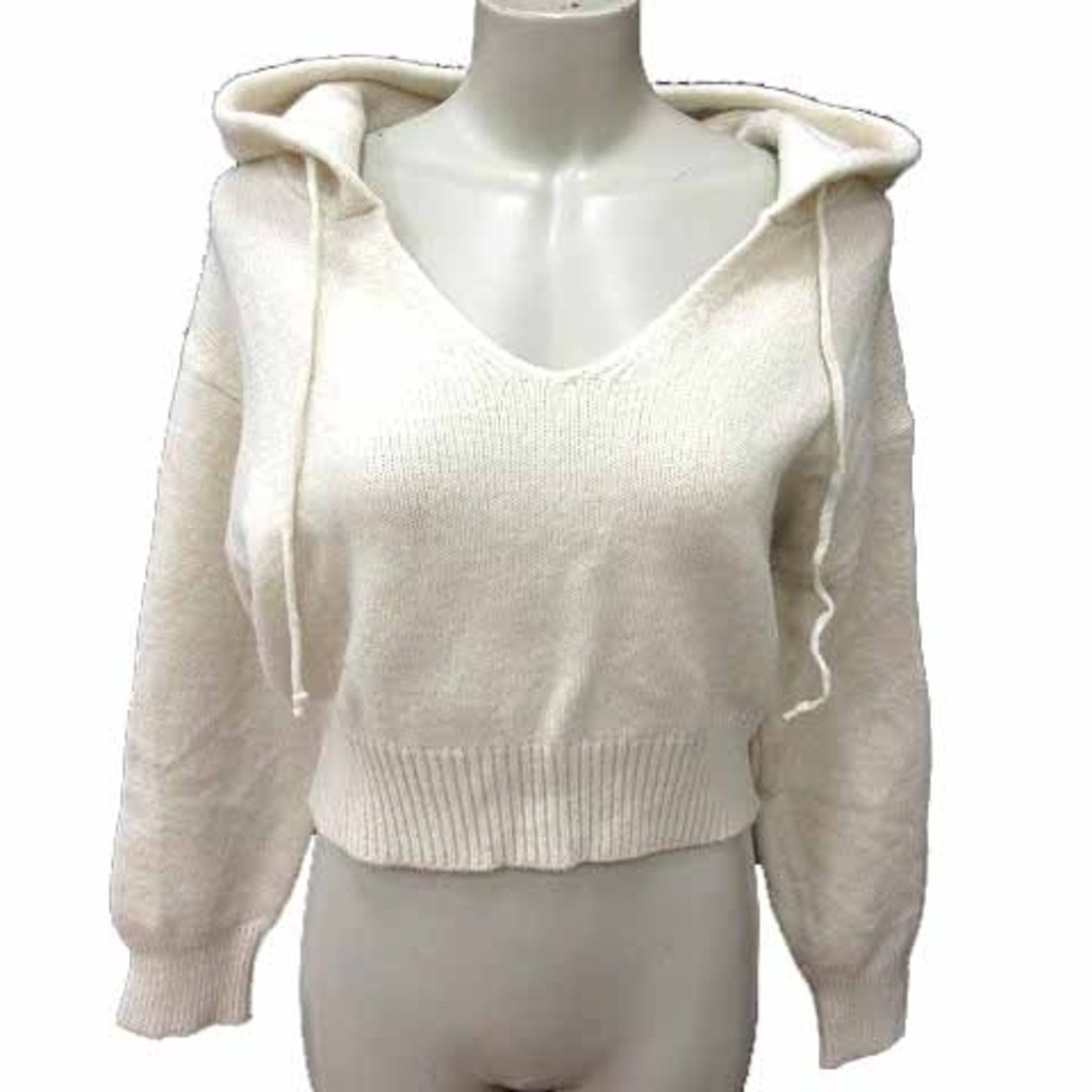 Off-White Hoodie Knit white Direct from Japan Secondhand