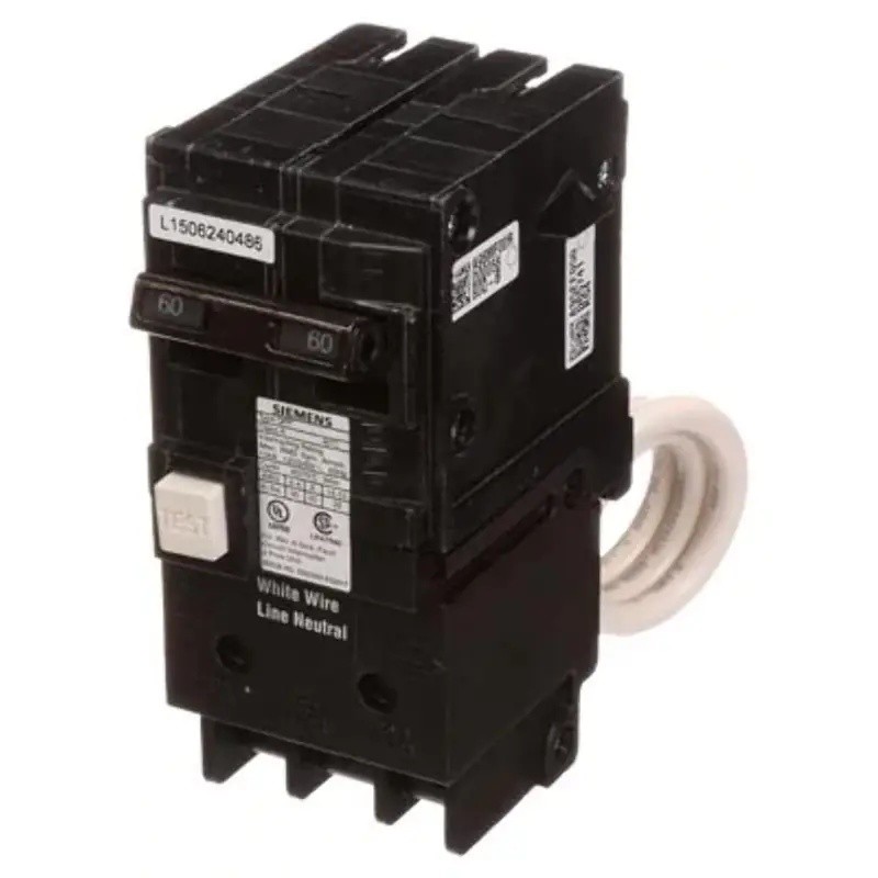 H6SY Q250A Breaker Ground ault Circuit Interrupter, 50 Amp, 2 Pole, 240 , 10,000 AIC