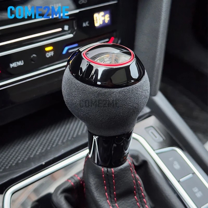 1I3I Suede เกียร์อัตโนมัติ SHIFT Knob SHIFT Lever Handle สําหรับ Audi A3 S3 RS3 Q5 S6 RS6 A4 A5 A7 A