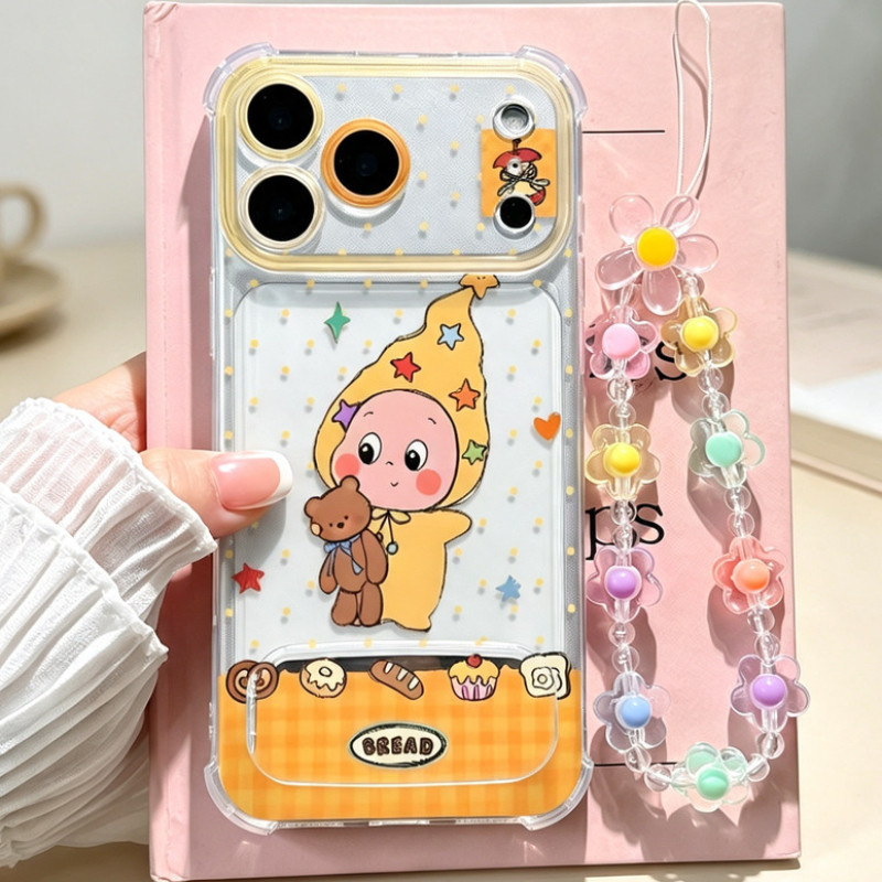 luck-เคสโทรศัพท์พร้อมสายคล้องโทรศัพท์ เคสไอโฟน iPhone17/18PROMAX 16pro ไอโฟน15 12pro 14plus 13pro 11