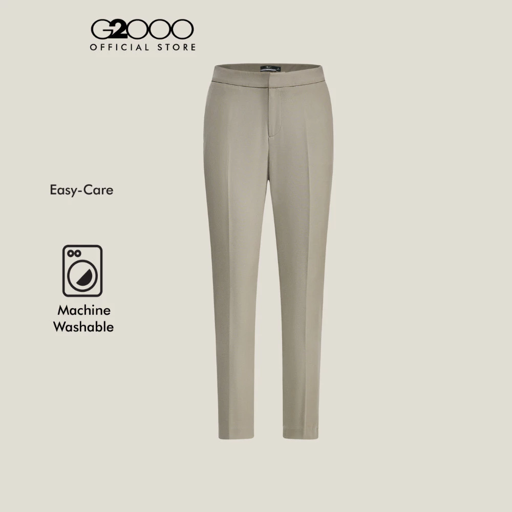 G2000 กางเกงสูทสำหรับผู้หญิง Cigarette Shape ทรง Cigarette Shape รุ่น 5625120619 สีเบจ