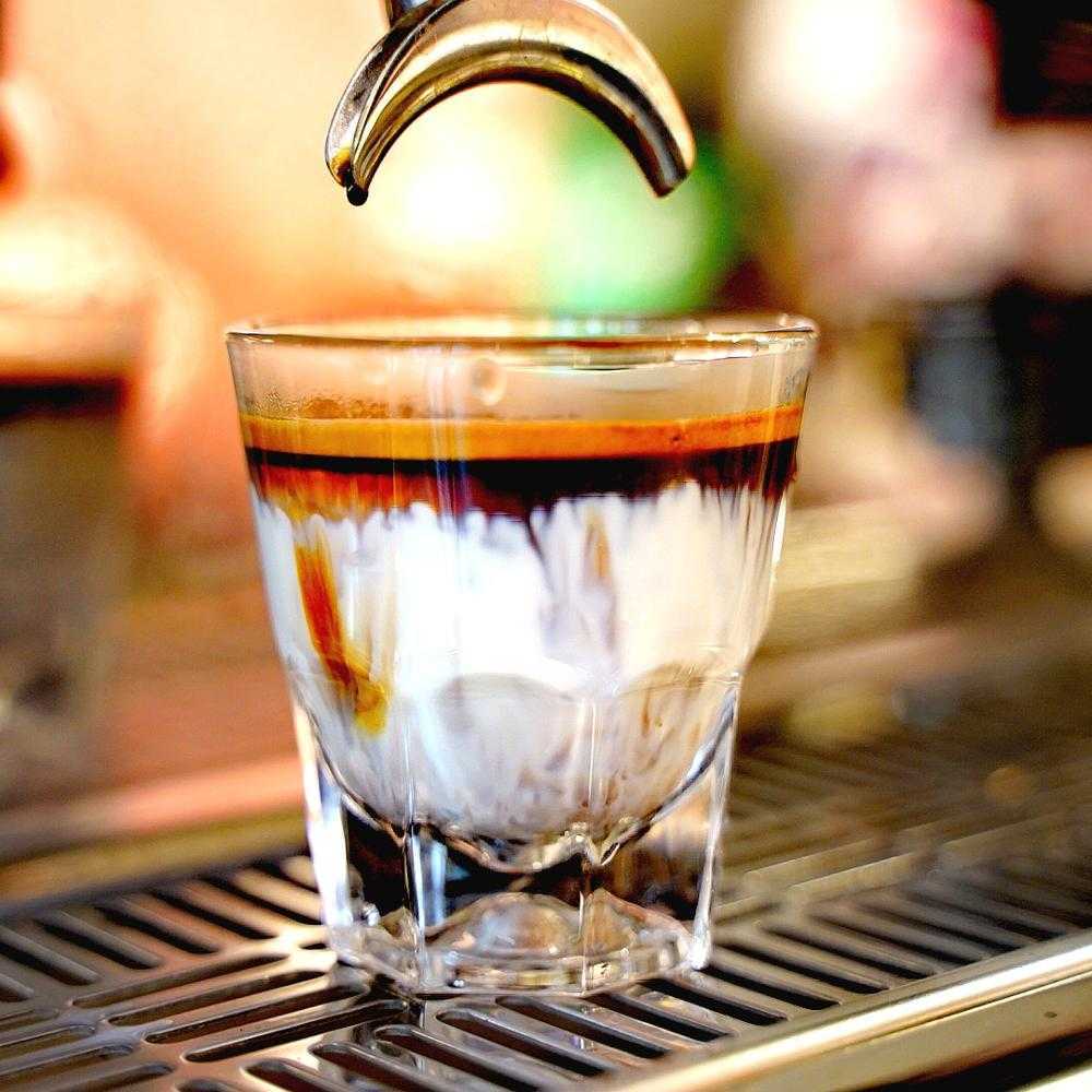 Aesthetic Coffee Dirty Latte Espresso Glass - AC5