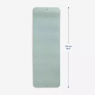 Decathlon 10 Mm Comfortable Pilates Mat เสื่อพิลาทิสหนา 15 มม. ขนาด S รุ่น Comfort - Khaki