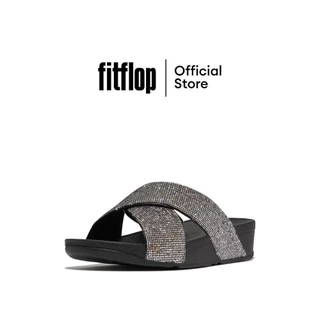 FITFLOP COMM-LULU GLITTERBALL CROSS S รองเท้าแตะผู้หญิง รุ่น IG1-011 สี SILVER