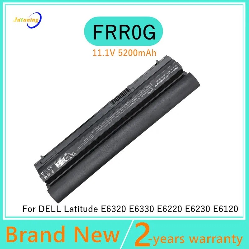 5200mAh แบตเตอรี่แล็ปท็อปสําหรับ DELL Latitude E6120 E6220 E6230 E6320 E6330 E6430S FRR0G RFJMW K4CP