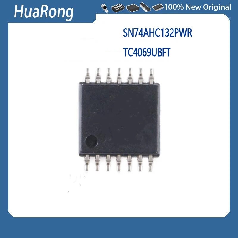 5 ชิ้น/แบทช์ SN74AHC132PWR HA132 TC4069UBFT TC4069U TC4069 TSSOP-14