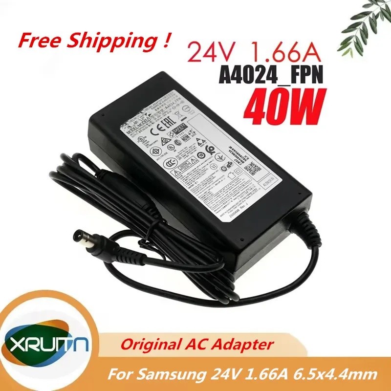24V 1.66A 40W อะแดปเตอร์ AC A4024-FPN แหล่งจ่ายไฟสําหรับ Samsung Soundbar HW-K551 HW-Q60T HW-550 HW-
