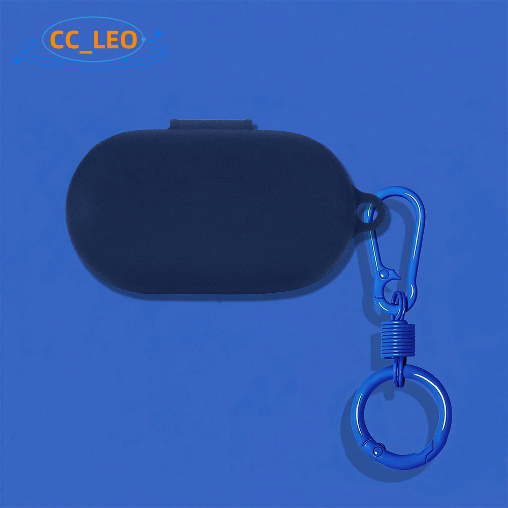 Compatible with Anker Soundcore V30i Silicone Soft Case with Metal Colorful Finger Ring Pendant Case