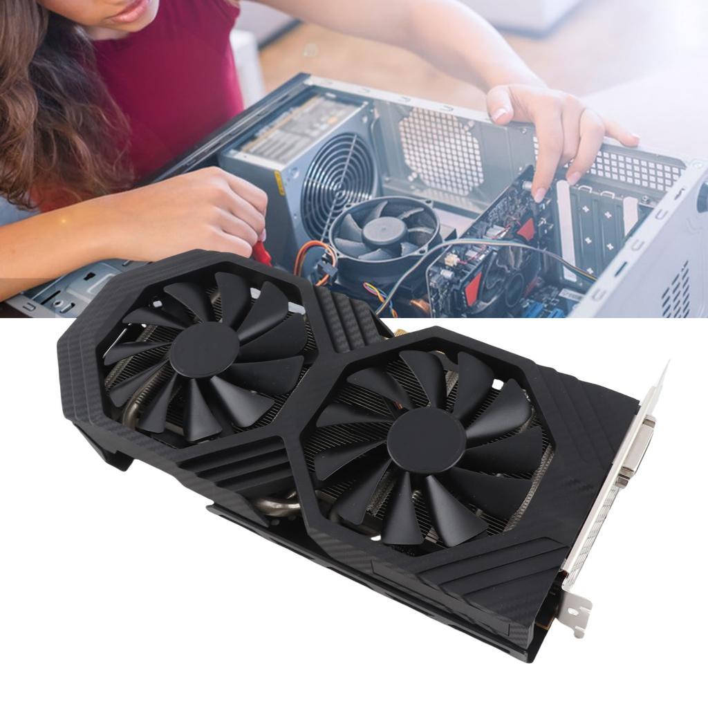 RX 590 กราฟิกการ์ด 8GB GDDR5 256Bit 1440MHz PCI Express 3.0 Gaming GPU พร้อมพัดลมสําหรับพีซี