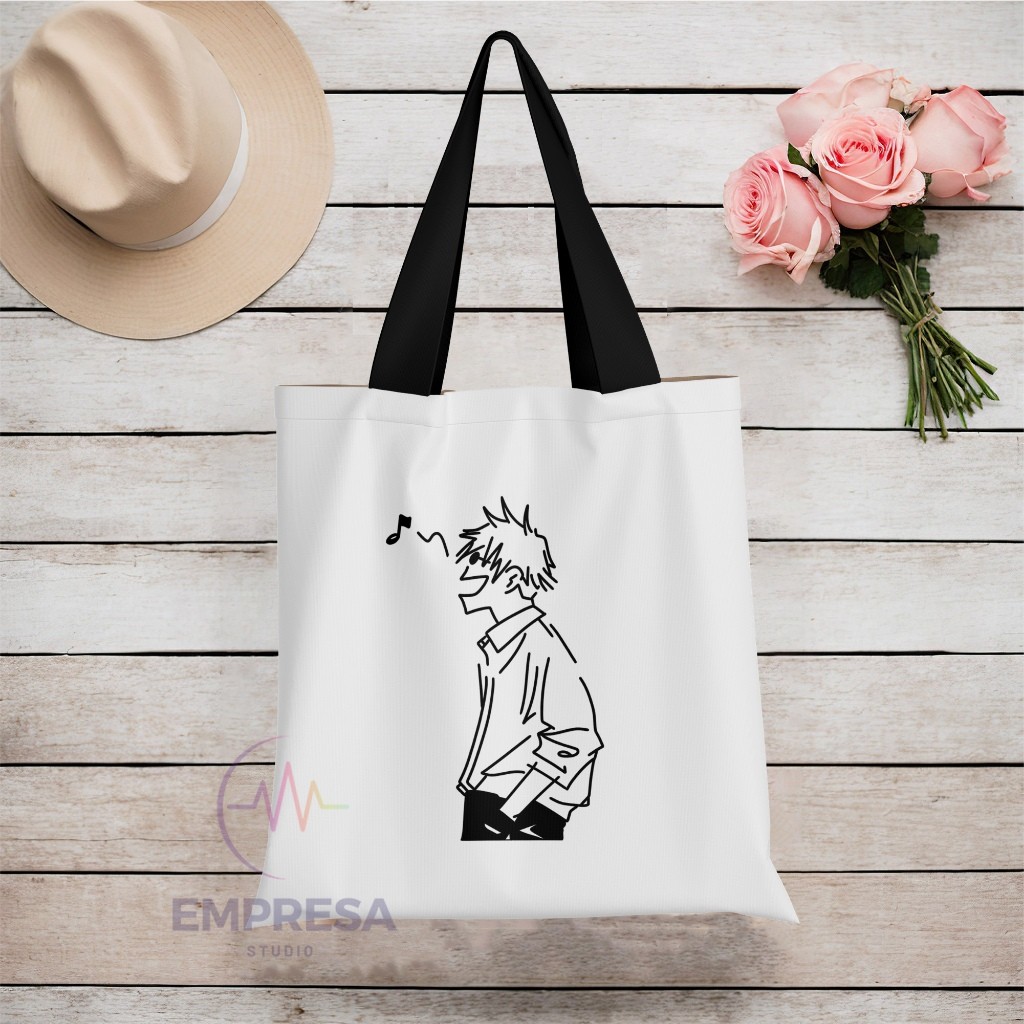 Meme Jujutsu Kaisen Satoru Gojo Totebag ของขวัญขวดกีฬา