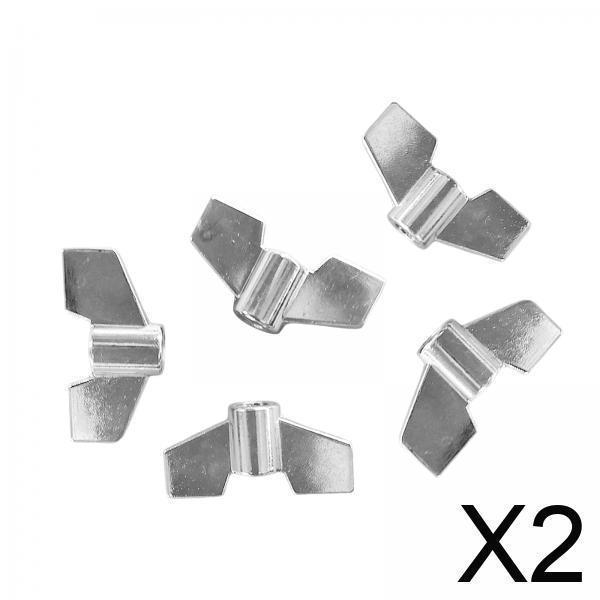 [Viocee] 3x5 ชิ้น Cymbal Wing Nuts Wing Nuts เครื่องดนตรีชิ้นส่วน เปลี่ยนอุปกรณ์เสริมกลอง Cymbal Sta