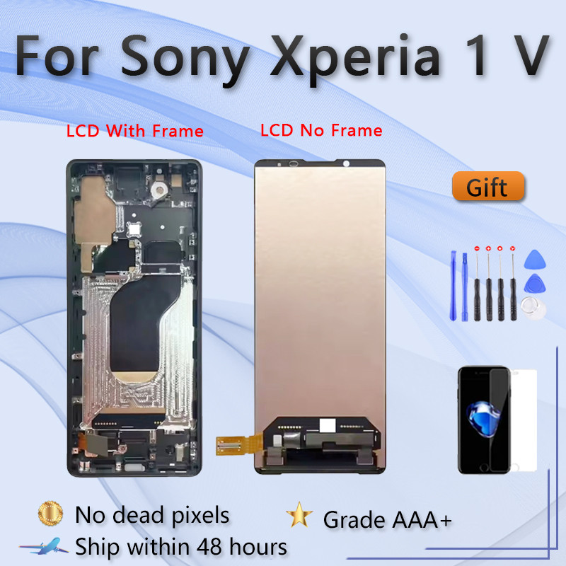 6.5 "OLED สําหรับ Sony Xperia 1 V XQDQ62/B, XQ-DQ72, XQ-DQ54 จอแสดงผล LCD Touch Scree Digitizer Asse