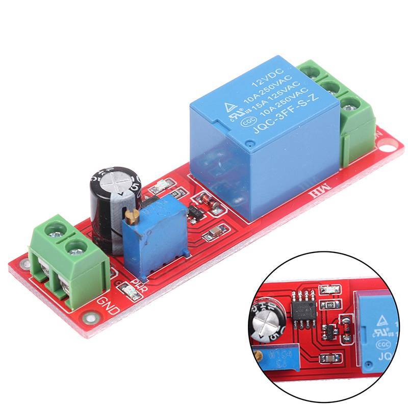 Ha NE555 DC 12V Delay Relay Shield Timer Switch โมดูลปรับได้ TH