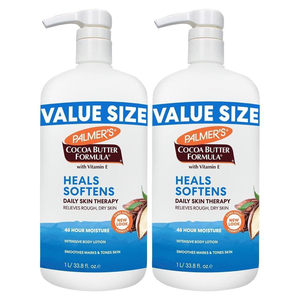 GNLK PalmersCocoaButterFormulaDailyBodyLotion,PumpBottle,33.8Ounces(Packof2)