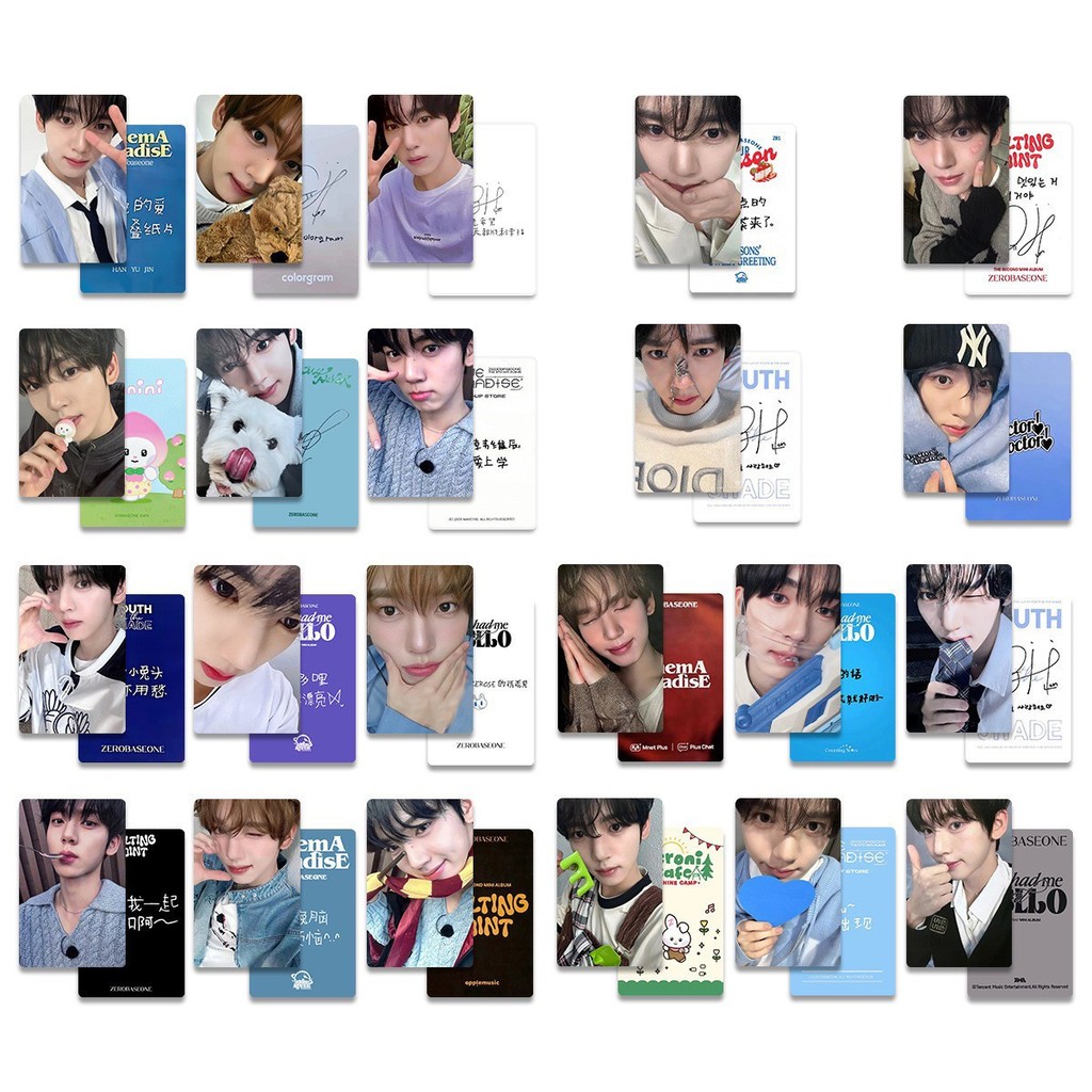 ZB1 ผสม HAN YUJIN สินค้า Photocard Bonus การ์ด HAN YUJIN HAN YUJIN กลุ่มซีลการ์ด Field Zhou Photocar