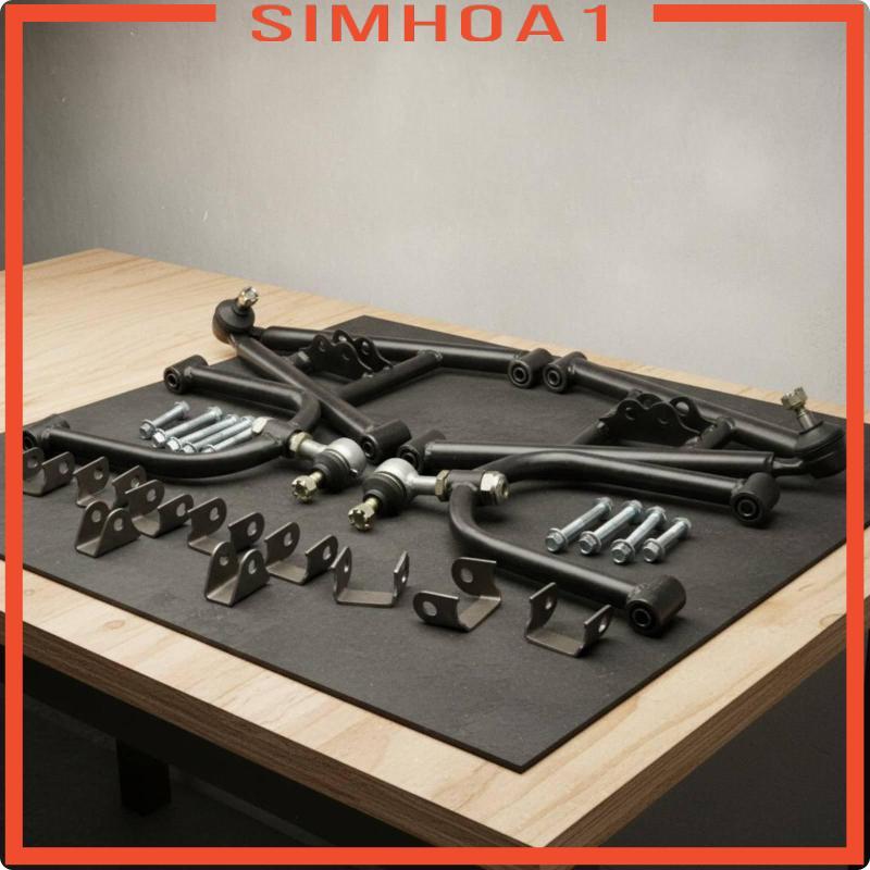 [Simhoa1] Go Kart ชุดดูดซับแรงกระแทกด้านหน้าชุดแขนโลหะก่อสร้าง Go Kart Swing Arms Assembly สําหรับ D