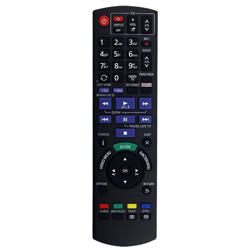 ใช้งานร่วมกับ Panasonic DVD DMR-UBC80 DMR-UBC90 DMR-UBS80 DMR-UBS90 DMR-UBC70 DMR-UBS70 รีโมทคอนโทรล