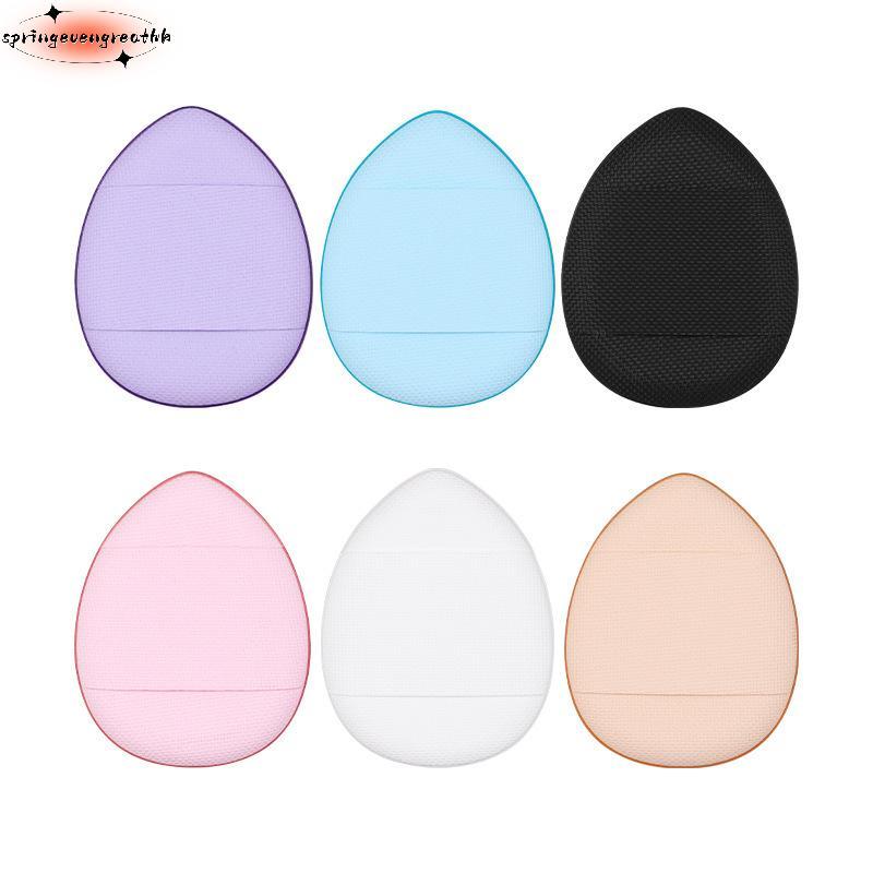 SPING Mini ปลายนิ้วพัฟแต่งหน้า 6/10 Pa Non-latex ฟองน้ําแต่งหน้านุ่มสําหรับ Foundation คอนซีลเลอร์ B