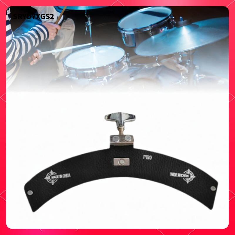 [Srydyxgs2] หนัง PU Drum Mute Pad Practice Accessory บ่วง Tom Cymbals Damper Soundproof Pad สําหรับป