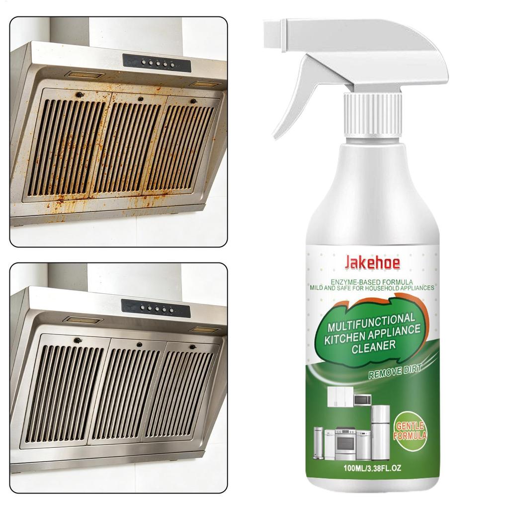 Heavy‐Duty Deep Cleaning Kitchen Enzyme Cleaner สเปรย์ทําความสะอาดห้องครัวที่มีประสิทธิภาพย่างจาระบี