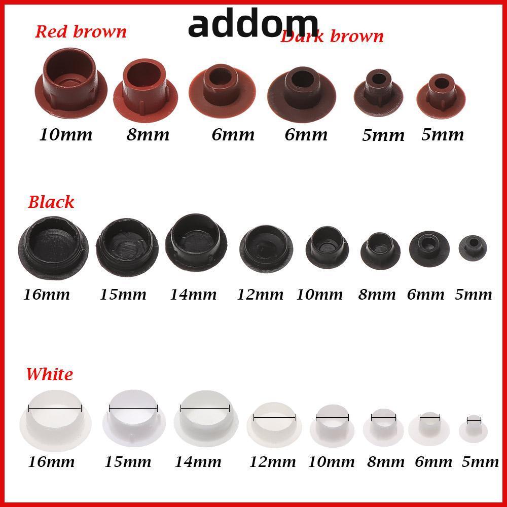 ADDOM 50 ชิ้นสกรูตกแต่ง Grommet ฮาร์ดแวร์หลุมเครื่องประดับหมวกป้องกันภายนอก