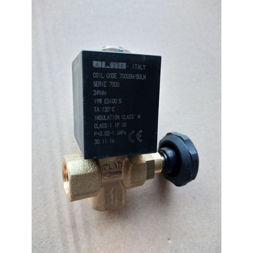อิตาลี OLAB โซลินอยด์วาล์วไอน้ําพร้อมปุ่มปรับ, OLAB 7000,7000BH/J5IV