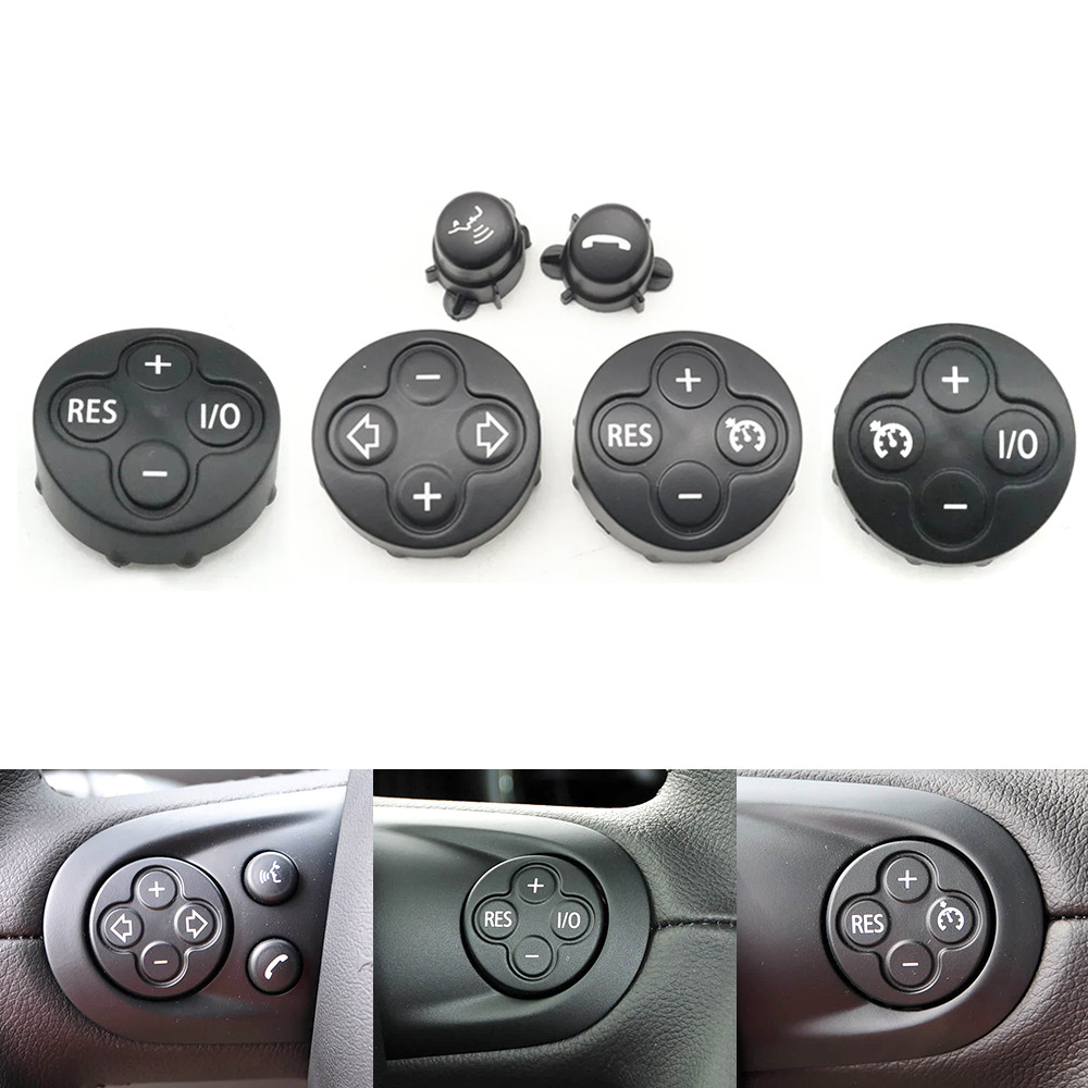พวงมาลัยรถยนต์มัลติฟังก์ชั่น Cruise Control Volume ปุ่มสําหรับ BMW MINI Cooper Clubman R61 R60 R59 R