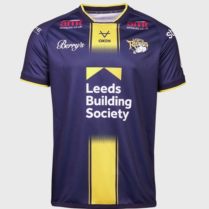 2026New Leeds Rhinos Rugby League Jersey Men's Sportswear Y2K T-shirt Oversize Suitable for Daily We