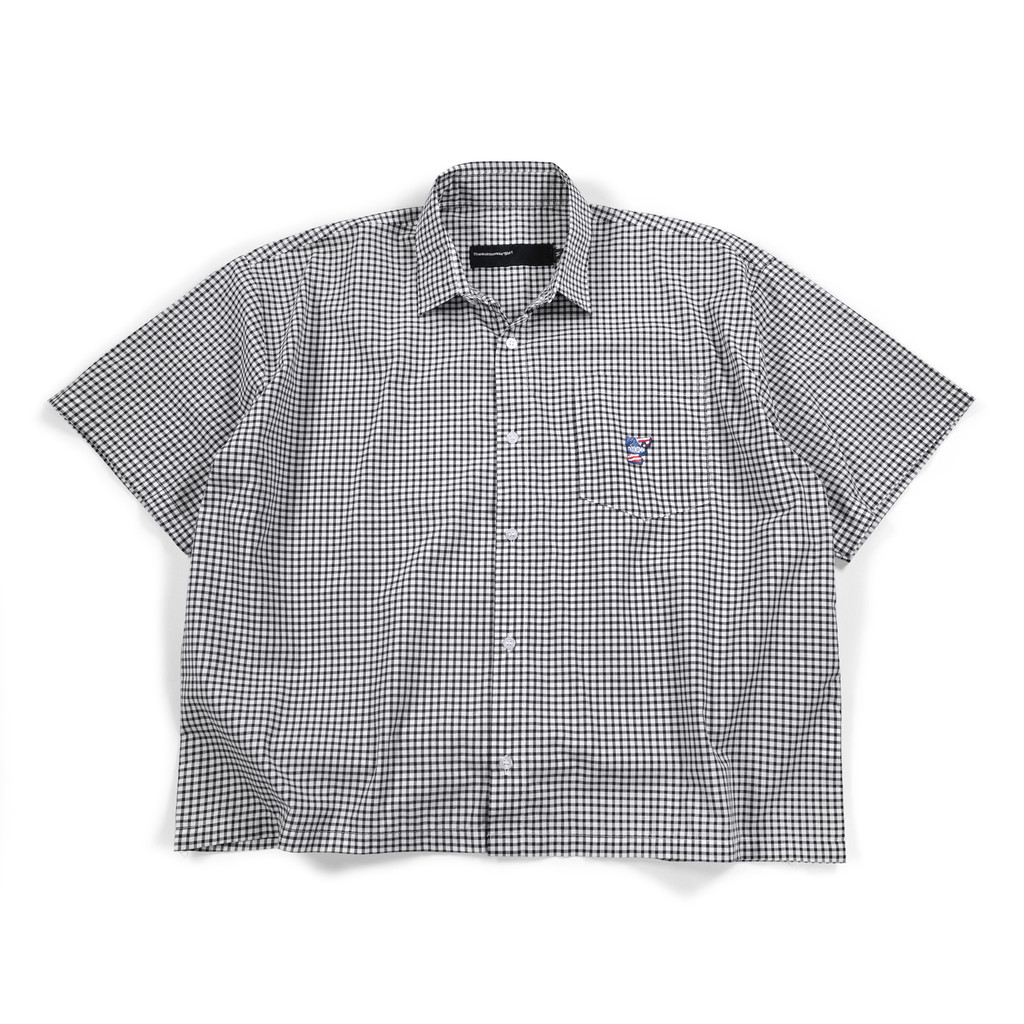 เสื้อโอเวอร์ไซส์ Kysona Black Plaid Thanksinsomnia