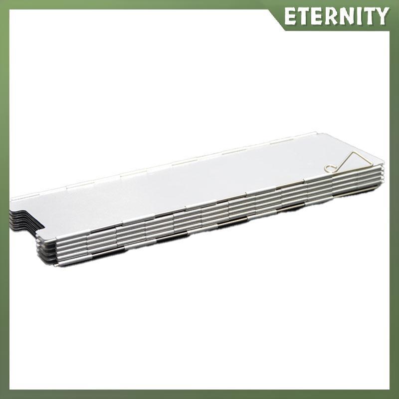 ETERNITY 8 แผ่นเตาแก๊สพับได้กลางแจ้ง Camping ทําอาหาร Windbreak Camping อุปกรณ์