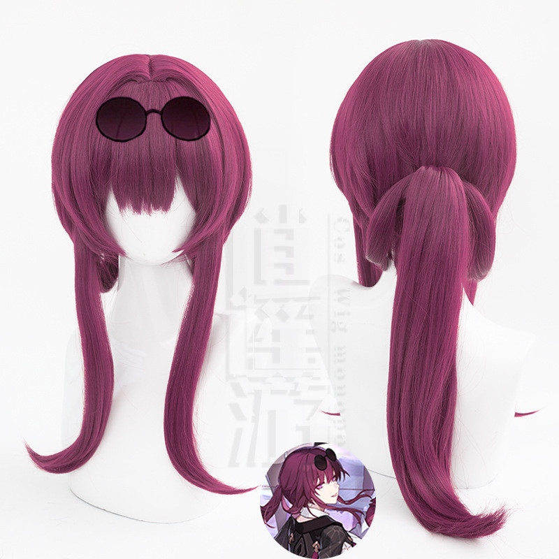 Xiaoyaoyou ยุบ Star รถไฟ Kafka cos วิกผม Tie ผมรุ่นจําลอง Human Scalp Top คอสเพลย์วิกผมแฟชั่นผลิตภัณ
