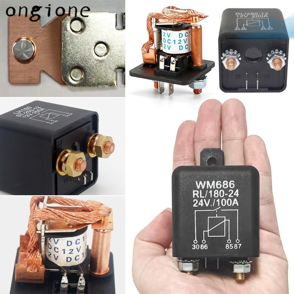 ONGIONE รีเลย์เริ่มต้นสัมผัสโลหะผสมเงินปัจจุบันสูง WM686 200A 100A