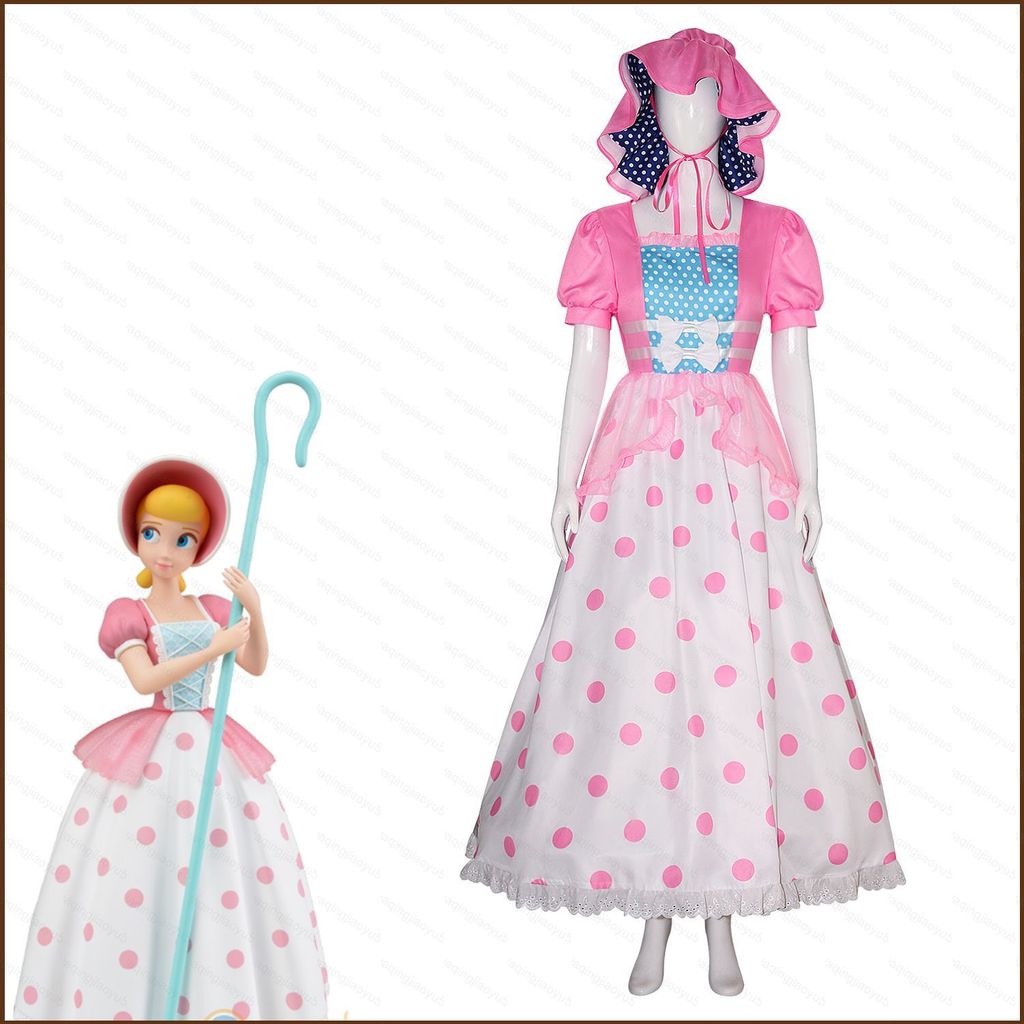 Toy Story 5 Bo Peep บทบาทเล่นคอสเพลย์ผ้าปาร์ตี้ฮาโลวีนเครื่องแต่งกาย