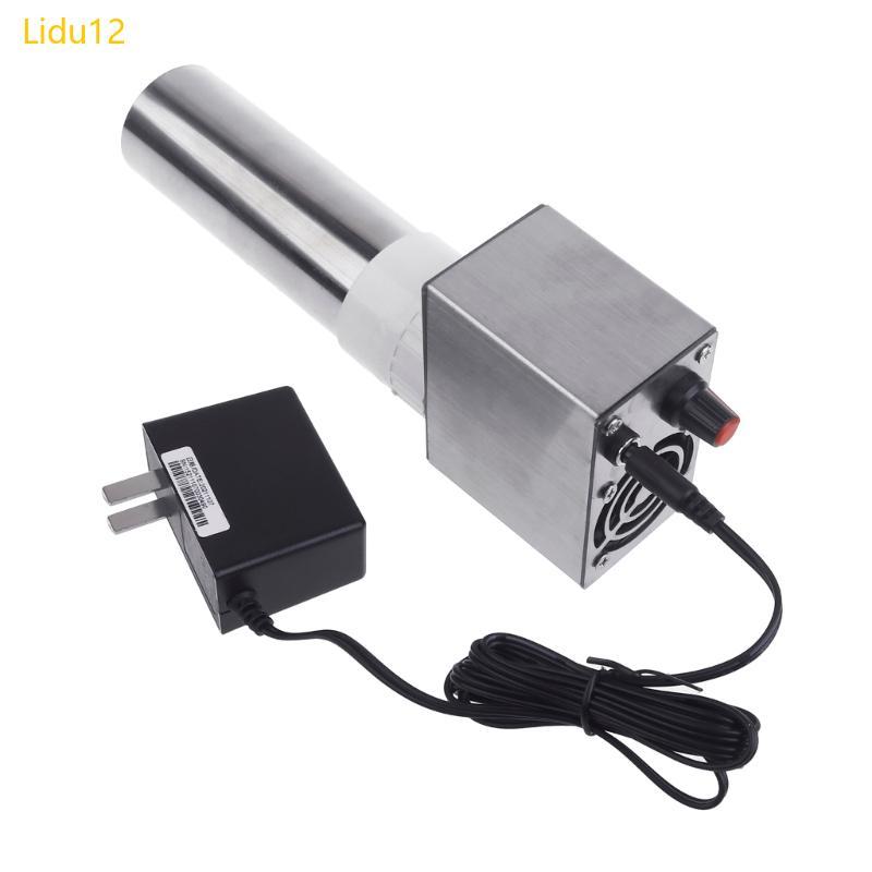 Lidu12 USB Blower พัดลม AC100-240V 12V1A 2Motors Blower Power Great สําหรับโลหะหลอมเหลวกลางแจ้งทําอา