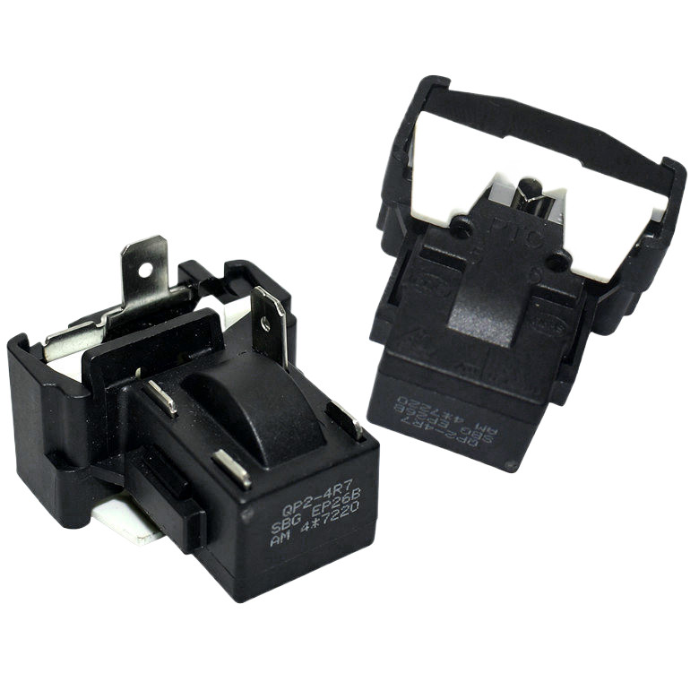 เหมาะสําหรับ Midea ตู้เย็นคอมเพรสเซอร์สตาร์ทป้องกัน QP2-4R7 B15MG1 PTC Starter 1 Pin