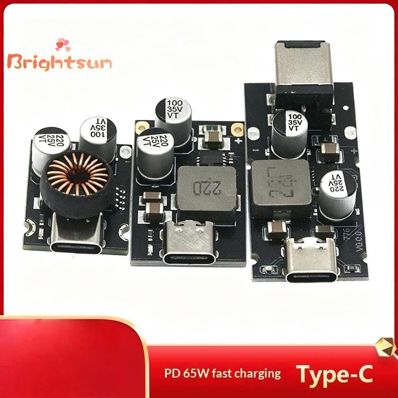 [BT-t] PD65W Type C Fast Charging Module การออกแบบน้ําหนักเบา DIY Power Charger Circuit Board สําหรั