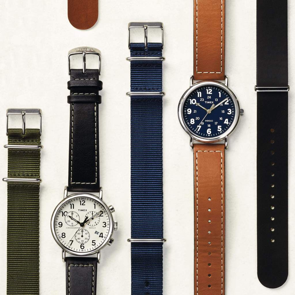 TIMEX/TIMEX สายรัดเข็มขัดเดิม TIMEX โรงงานเดิมสายนาฬิกา TIMEX สายผ้าใบ