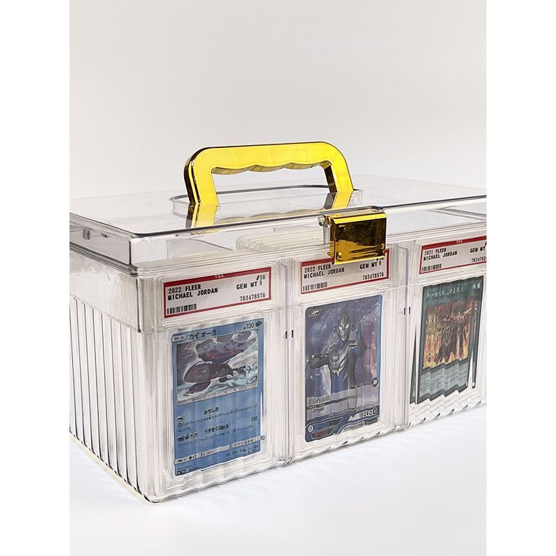 Pokémon Grade Card Brick Storage Box Star Card Game King Ultraman Wanzhi Score Card Brick กล่องการ์ด
