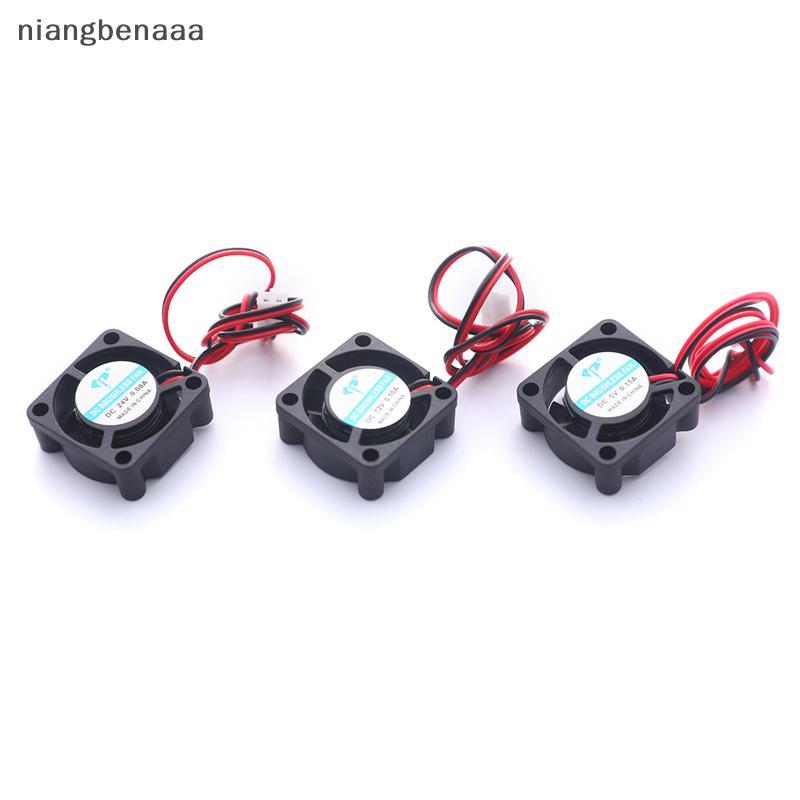(niangbenaaa) 12V 25mm พัดลมระบายความร้อนขนาดเล็ก 2510 25x25x10mm 2-pin DC Small Micro Cooler 2-Pa ใหม่